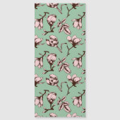 Nahtloses Muster mit Frühlingsknospen der Blume Magnetkarte (Vorderseite)