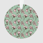 Nahtloses Muster mit Frühlingsknospen der Blume Ornament (Vorderseite)