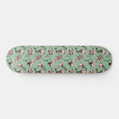 Nahtloses Muster mit Frühlingsknospen der Blume Skateboard (Horizontal)