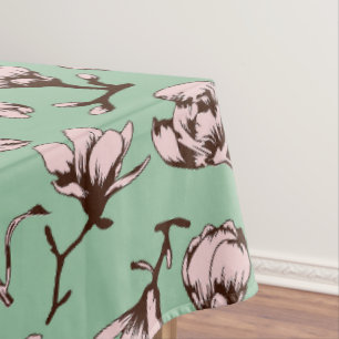 Nahtloses Muster mit Frühlingsknospen der Blume Tischdecke