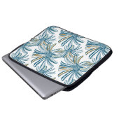 Nahtloses Muster mit gerbera Blume. Vintag Laptopschutzhülle (Vorne Knopf)