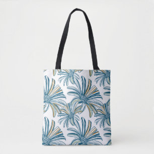 Nahtloses Muster mit gerbera Blume. Vintag Tasche