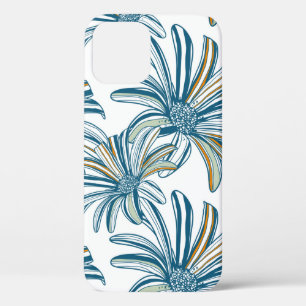 Nahtloses Muster mit Gerbera-Blumen. Vintage-Hinte Case-Mate iPhone Hülle