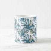 Nahtloses Muster mit Gerbera-Blumen. Vintage-Hinte Kaffeetasse (Mittel)
