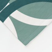 Nahtloses Muster mit gewellten Linien Fleecedecke (Ecke)
