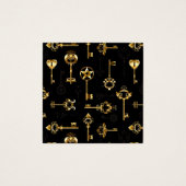 Nahtloses Muster mit Golden Keys (Vorderseite)