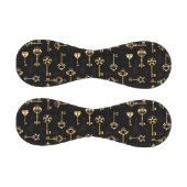 Nahtloses Muster mit Golden Keys Baseball (Paneele)