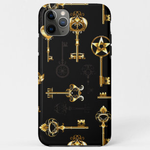 Nahtloses Muster mit Golden Keys Case-Mate iPhone Hülle