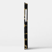 Nahtloses Muster mit Golden Keys Case-Mate iPhone Hülle (Rückseite / Links)