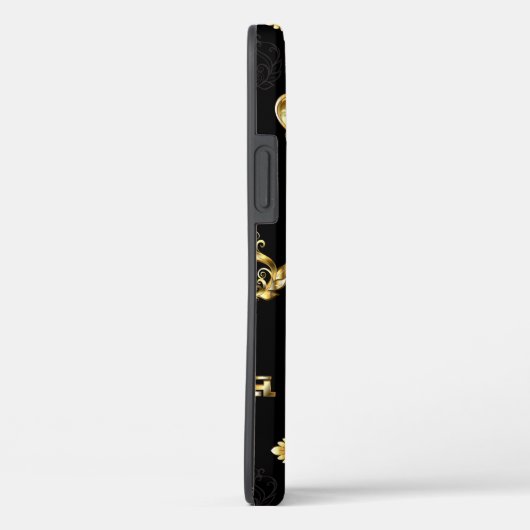 Nahtloses Muster mit Golden Keys Case-Mate iPhone Hülle (Rückseite / Rechts)