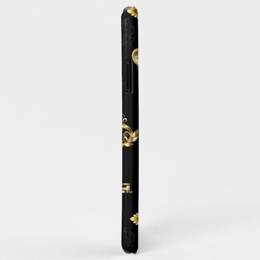 Nahtloses Muster mit Golden Keys Case-Mate iPhone Hülle (Hinten/Rechts)