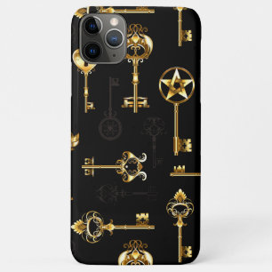 Nahtloses Muster mit Golden Keys Case-Mate iPhone Hülle