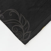 Nahtloses Muster mit Golden Keys Fleecedecke (Ecke)