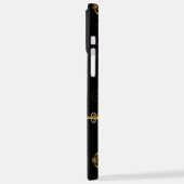 Nahtloses Muster mit Golden Keys iPhone Hülle (Linke Seite)