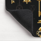 Nahtloses Muster mit Golden Keys Mousepad (Ecke)