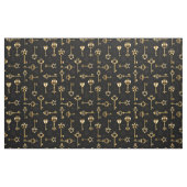 Nahtloses Muster mit Golden Keys Stoff (Yard (91,4 cm))