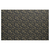Nahtloses Muster mit Golden Keys Stoff (Fat Quarter (45,7 x 55,9 cm))
