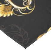 Nahtloses Muster mit Golden Keys Tischdecke (Schrägansicht)