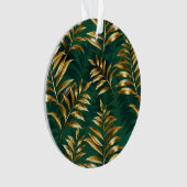 Nahtloses Muster mit goldenen Farnen Ornament (Vorderseite)