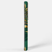 Nahtloses Muster mit goldenen Farnen Samsung Galaxy Hülle (Rechte Seite)