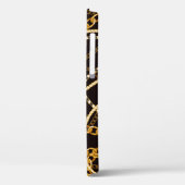 Nahtloses Muster mit goldenen Ketten. Case-Mate iPhone Hülle (Rückseite / Links)