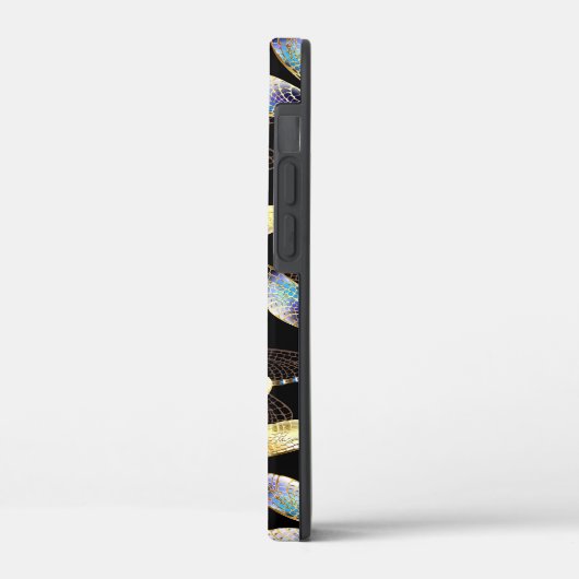 Nahtloses Muster mit goldenen Libellen Case-Mate iPhone Hülle (Rückseite / Links)