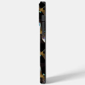 Nahtloses Muster mit goldenen Libellen Case-Mate iPhone Hülle (Rückseite / Links)