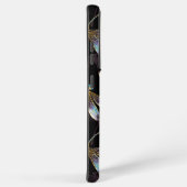 Nahtloses Muster mit goldenen Libellen Samsung Galaxy Hülle (Rechte Seite)