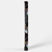 Nahtloses Muster mit goldenen Libellen Samsung Galaxy Hülle (Rechte Seite)