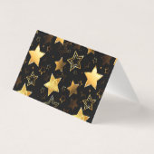 Nahtloses Muster mit goldenen Sternen (Rückseite)