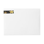 Nahtloses Muster mit goldenen Sternen (Vorderseite)