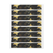 Nahtloses Muster mit goldenen Sternen (Bogen)