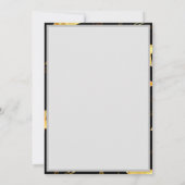 Nahtloses Muster mit goldenen Sternen Ankündigung (Rückseite)