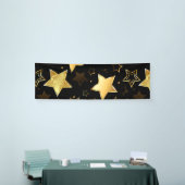 Nahtloses Muster mit goldenen Sternen Banner (Messeveranstaltung)