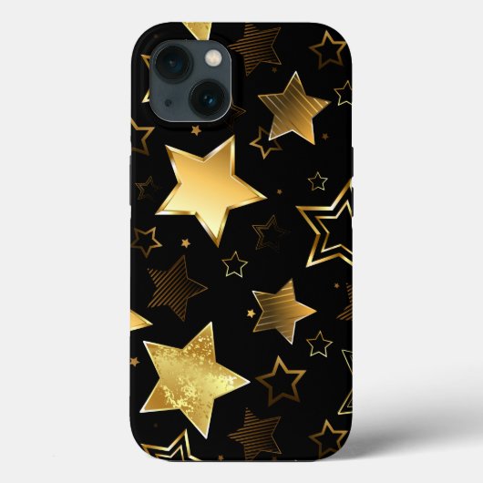 Nahtloses Muster mit goldenen Sternen Case-Mate iPhone Hülle (Rückseite)