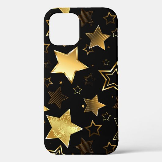 Nahtloses Muster mit goldenen Sternen Case-Mate iPhone Hülle (Rückseite)