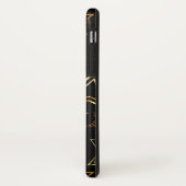 Nahtloses Muster mit goldenen Sternen Case-Mate iPhone Hülle (Hinten/Links)