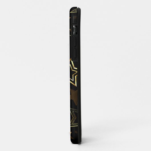 Nahtloses Muster mit goldenen Sternen Case-Mate iPhone Hülle (Hinten/Links)