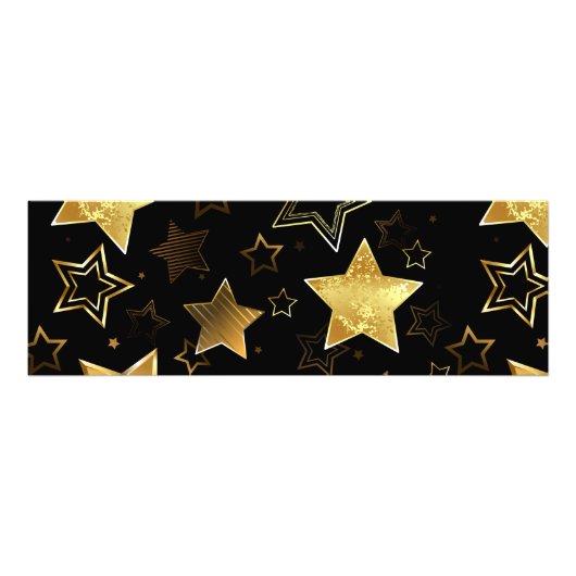 Nahtloses Muster mit goldenen Sternen Fotodruck (Vorne)