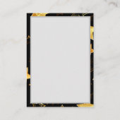 Nahtloses Muster mit goldenen Sternen Hinweiskarte (Rückseite)