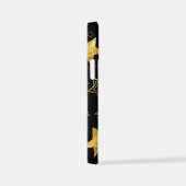 Nahtloses Muster mit goldenen Sternen iPhone Hülle (Rechte Seite)