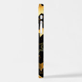 Nahtloses Muster mit goldenen Sternen iPhone Hülle (Linke Seite)