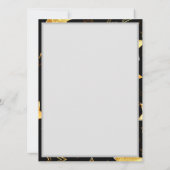 Nahtloses Muster mit goldenen Sternen Karte (Rückseite)