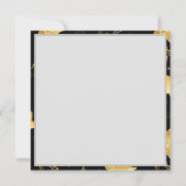 Nahtloses Muster mit goldenen Sternen Karte (Rückseite)