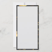 Nahtloses Muster mit goldenen Sternen Karte (Rückseite)