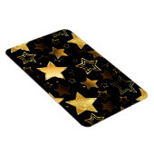 Nahtloses Muster mit goldenen Sternen Magnet (Rechte Seite)