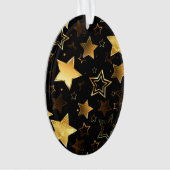 Nahtloses Muster mit goldenen Sternen Ornament (Vorderseite)