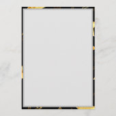 Nahtloses Muster mit goldenen Sternen Programm (Rückseite)