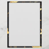 Nahtloses Muster mit goldenen Sternen Programm (Rückseite)