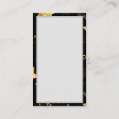 Nahtloses Muster mit goldenen Sternen Rabattkarte (Rückseite)